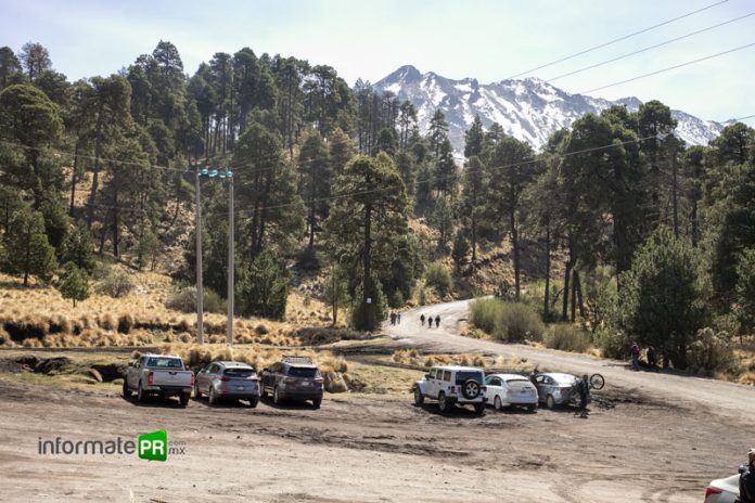 El parque los venados, primera parada para subir al Nevado de Toluca (Foto: Jorge Huerta E.)