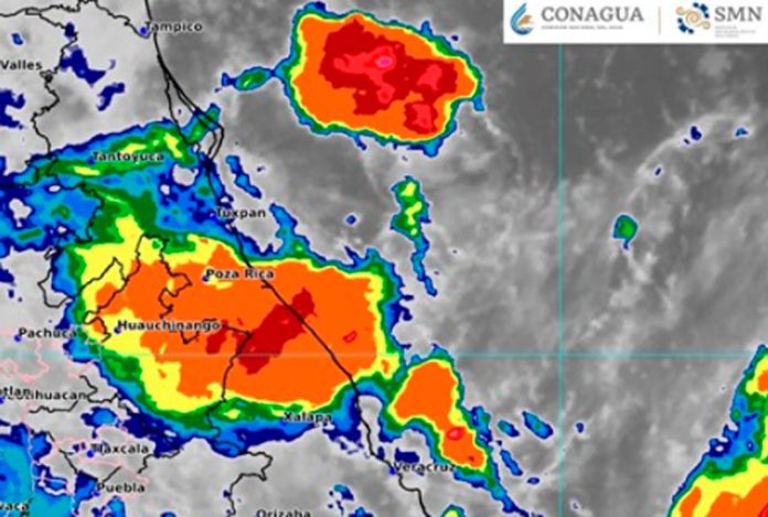 Se espera fin de semana lluvioso para la zona norte de Veracruz