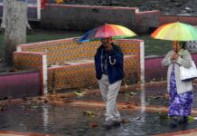 Bajas temperaturas y lluvias