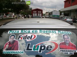 Grupo juntos y el éxito político en Poza Rica. La imagen de la precampaña para la alcaldía de Poza Rica (Foto: Jorge Huerta E.)