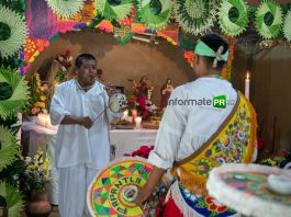 Celebración del día de muertos en el totonacapan (Foto: Jorge Huerta E.)