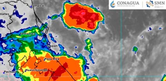 Se espera fin de semana lluvioso para la zona norte de Veracruz