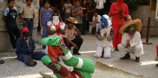 Ninín, celebración del día de muertos en Papantla (Foto: Jorge Huerta E.)